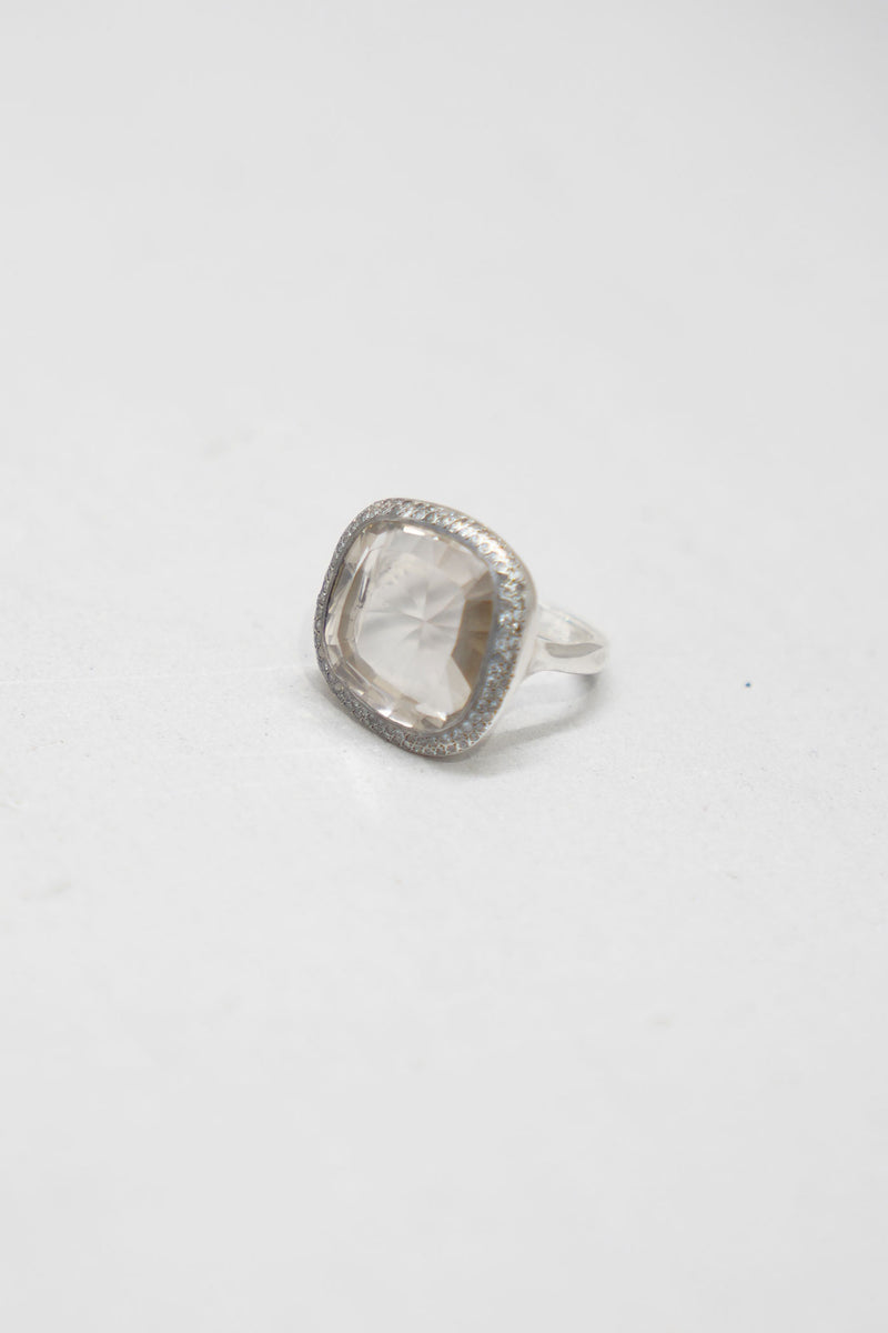 junya bis silver icy grey diamonds topaz