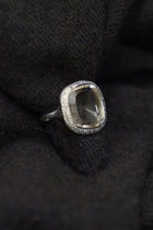 junya bis silver icy grey diamonds topaz