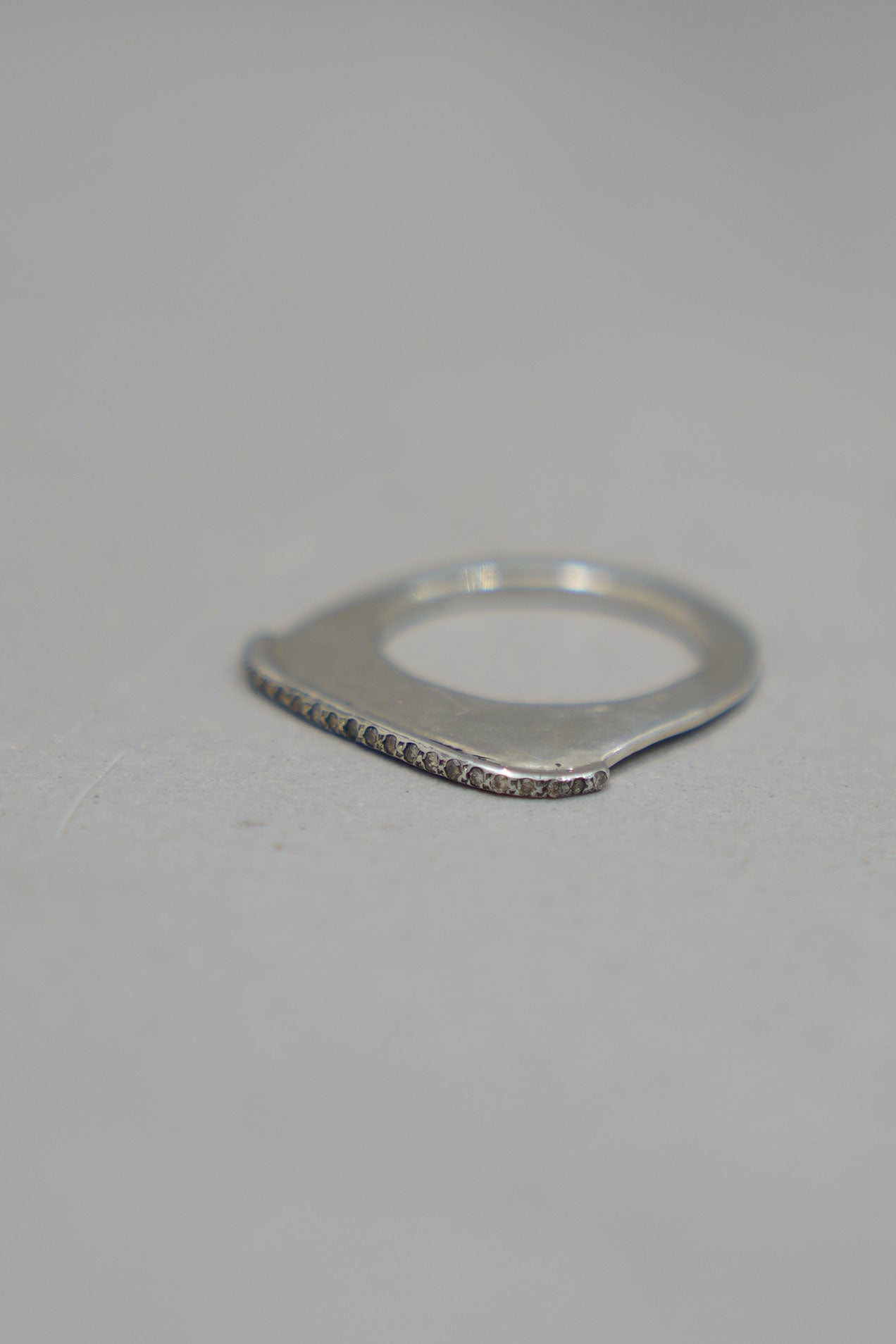 lura ring silver cognac diamonds
