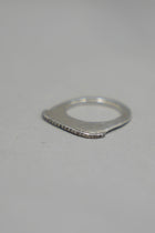 lura ring silver cognac diamonds