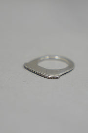 lura ring silver cognac diamonds