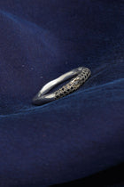 sei 4 ring silver brown diamond black diamonds