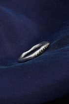 seica 4 ring silver cognac diamonds