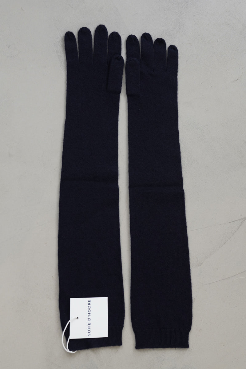 alta long gloves cashmere midnight