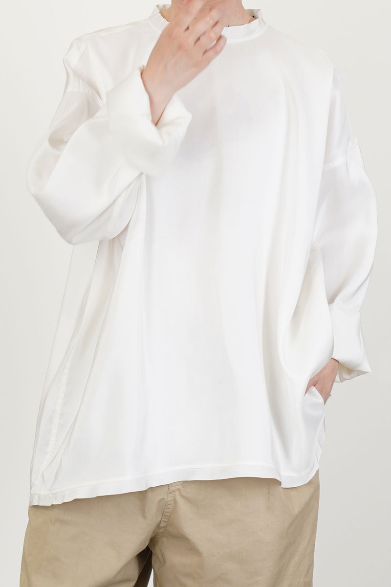 bisa shirt silk lychee