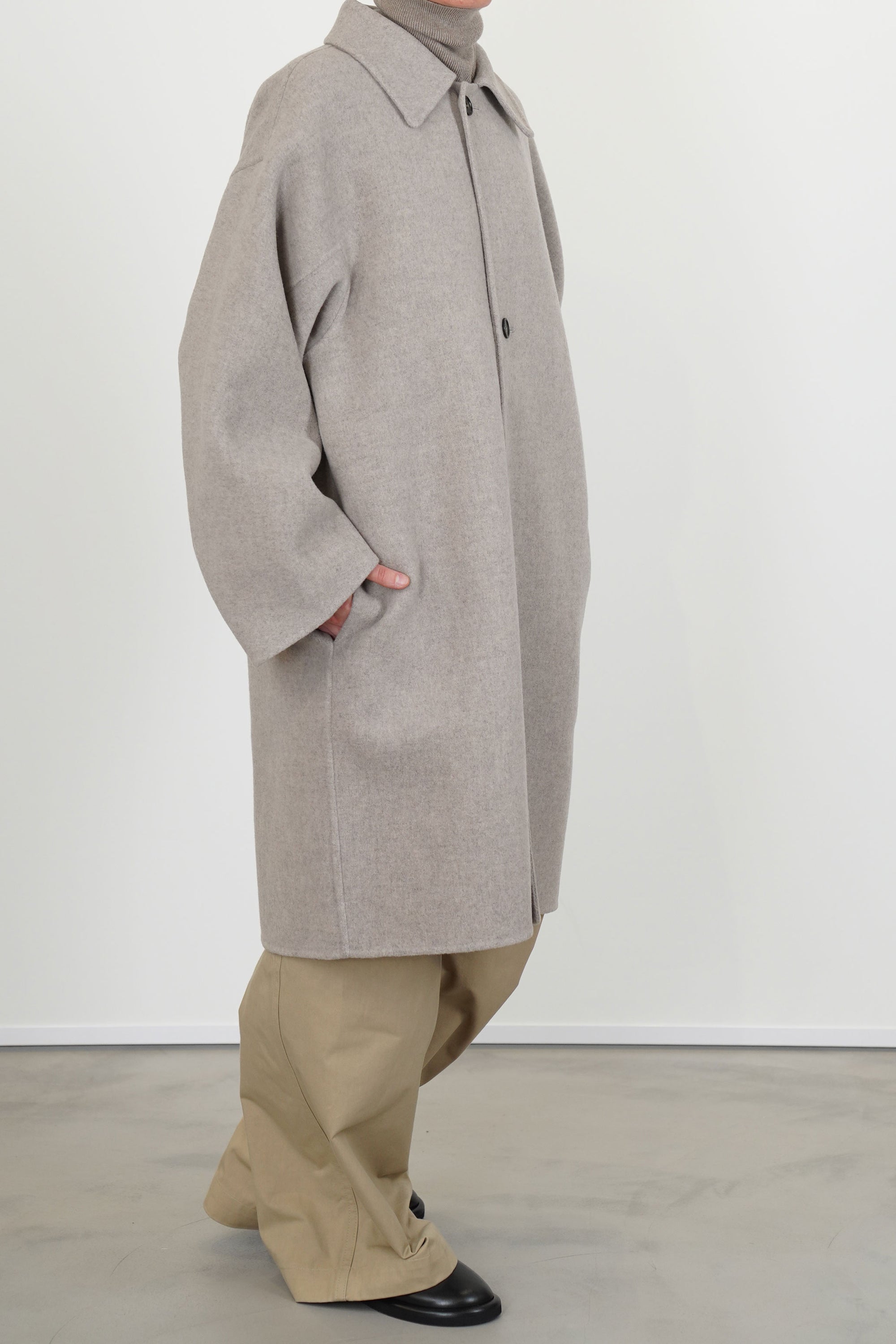 carmine coat wool