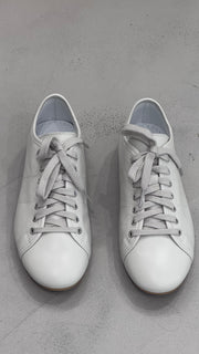 leather sneakers flint off-white