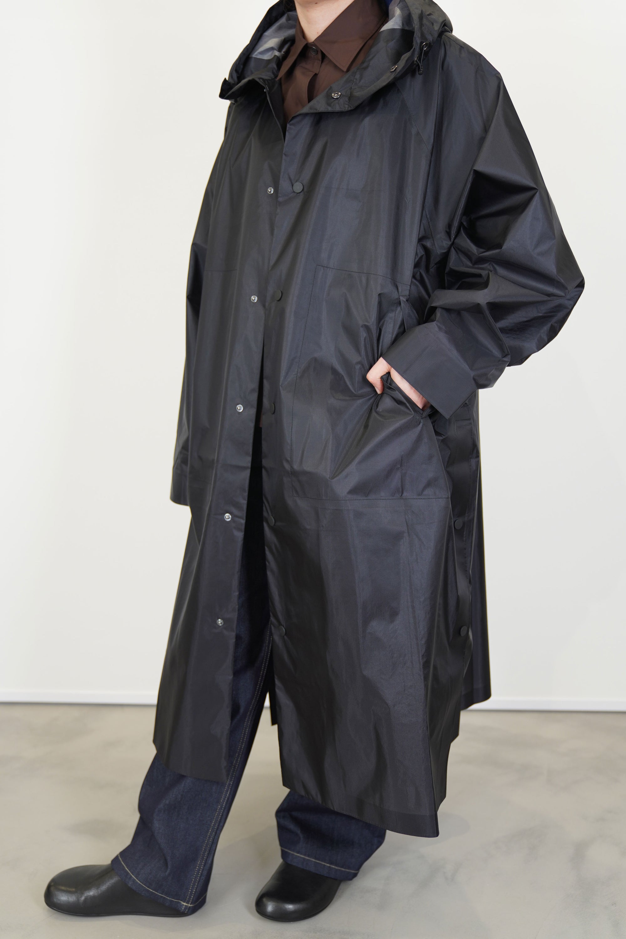 long parka cap black