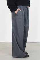piaf pant wool graphite melange