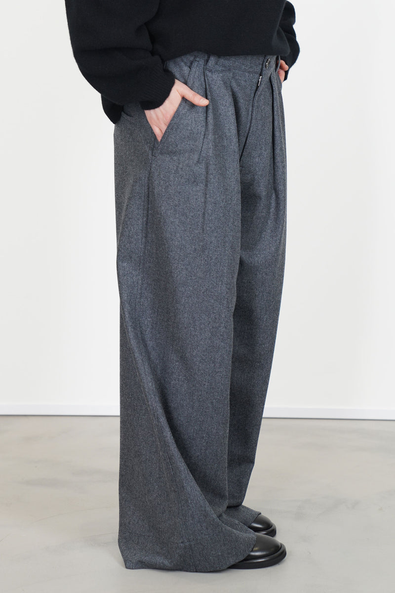 piaf pant wool graphite melange