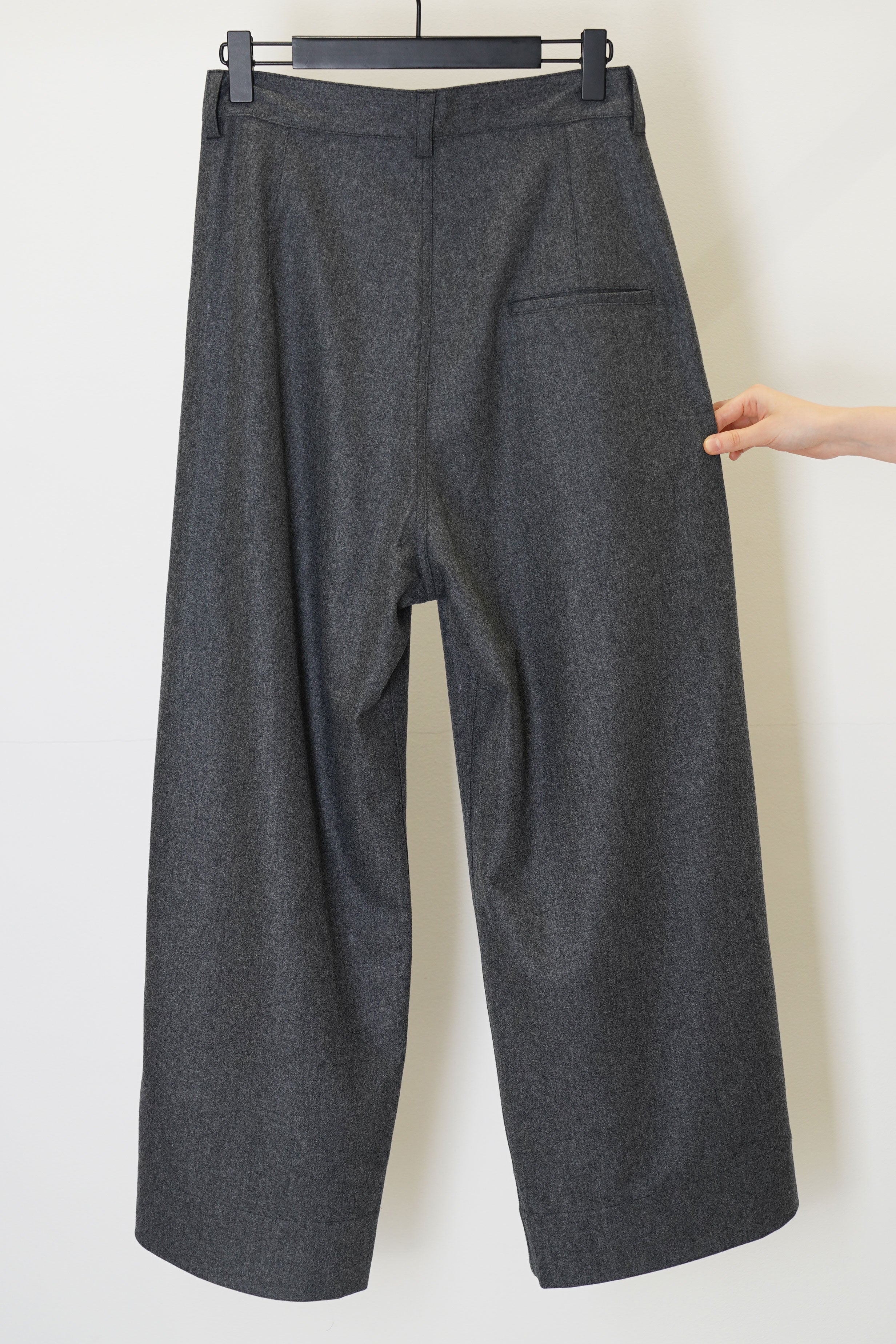 piaf pant wool graphite melange
