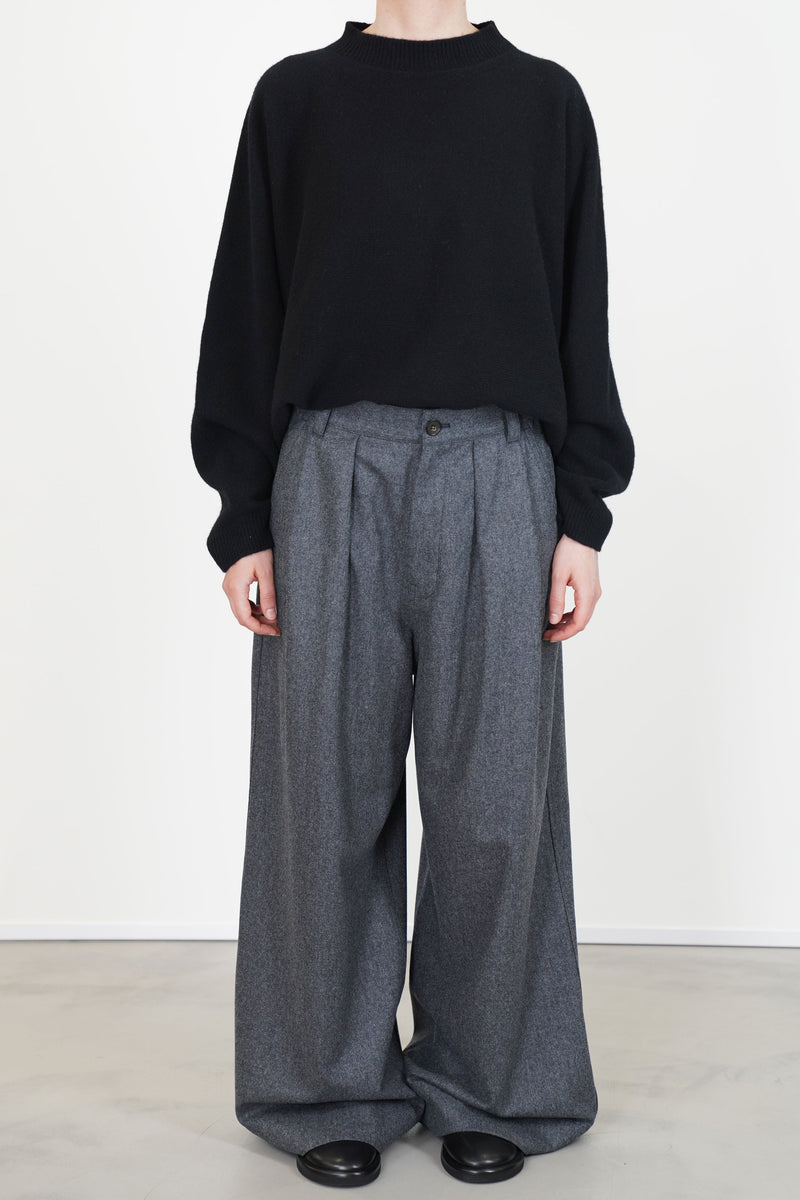 piaf pant wool graphite melange