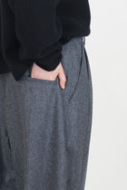 piaf pant wool graphite melange