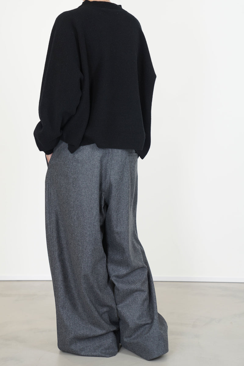 piaf pant wool graphite melange