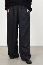 preston trousers wool charcoal melange