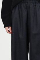 preston trousers wool charcoal melange