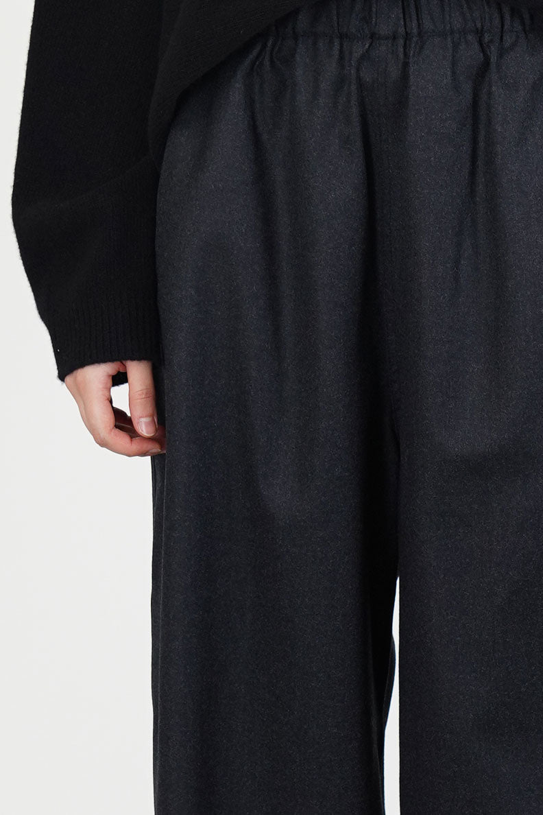preston trousers wool charcoal melange