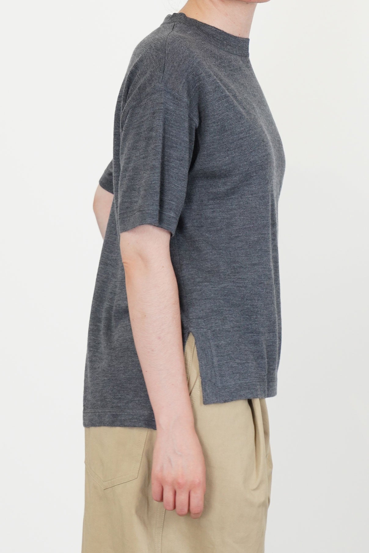 pullover marta wool grey melange