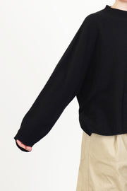 pullover maui wool black