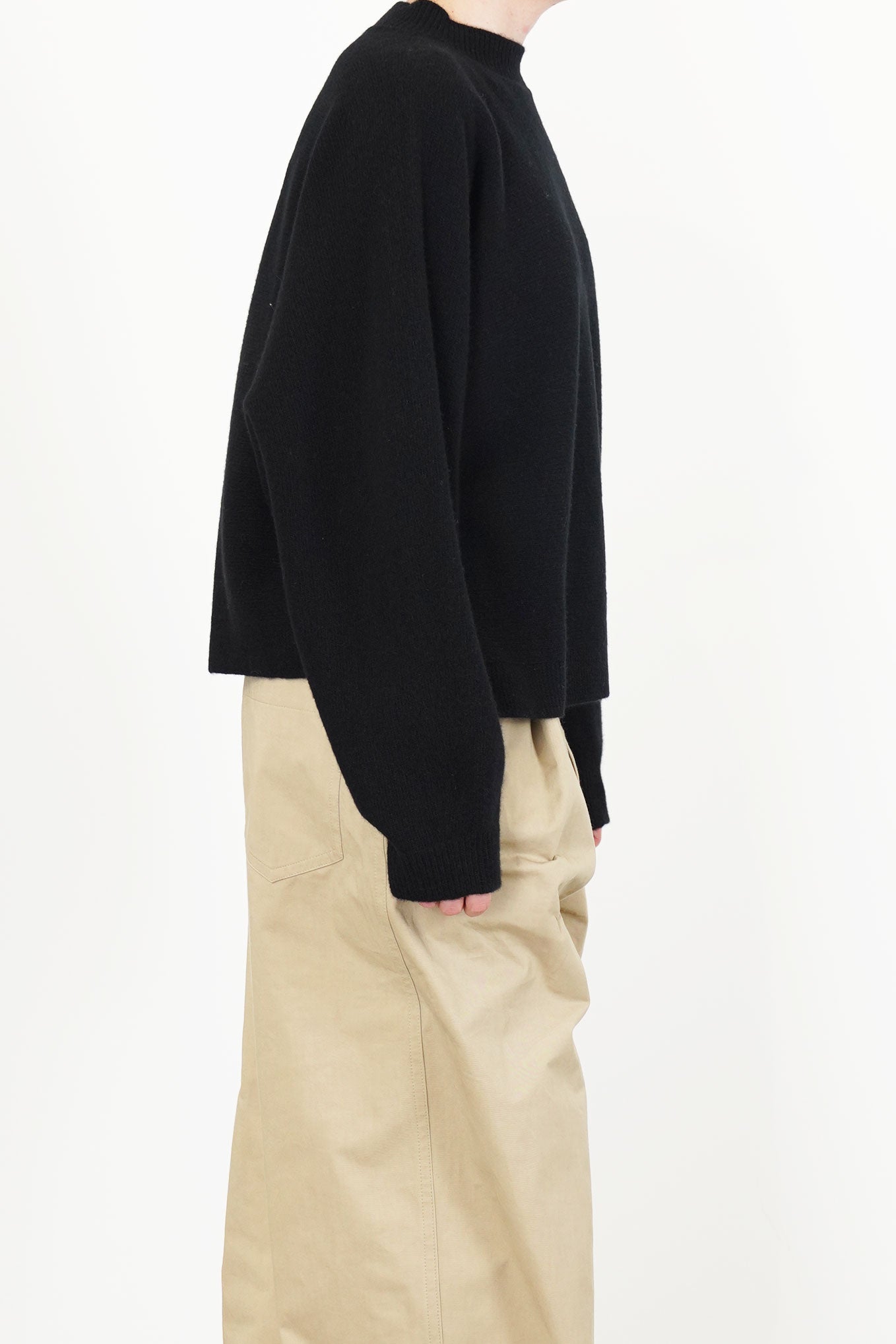 pullover maui wool black