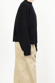 pullover maui wool black