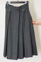 savy skirt wool graphite melange