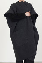 sleeveless jacket ciovo carbon melange