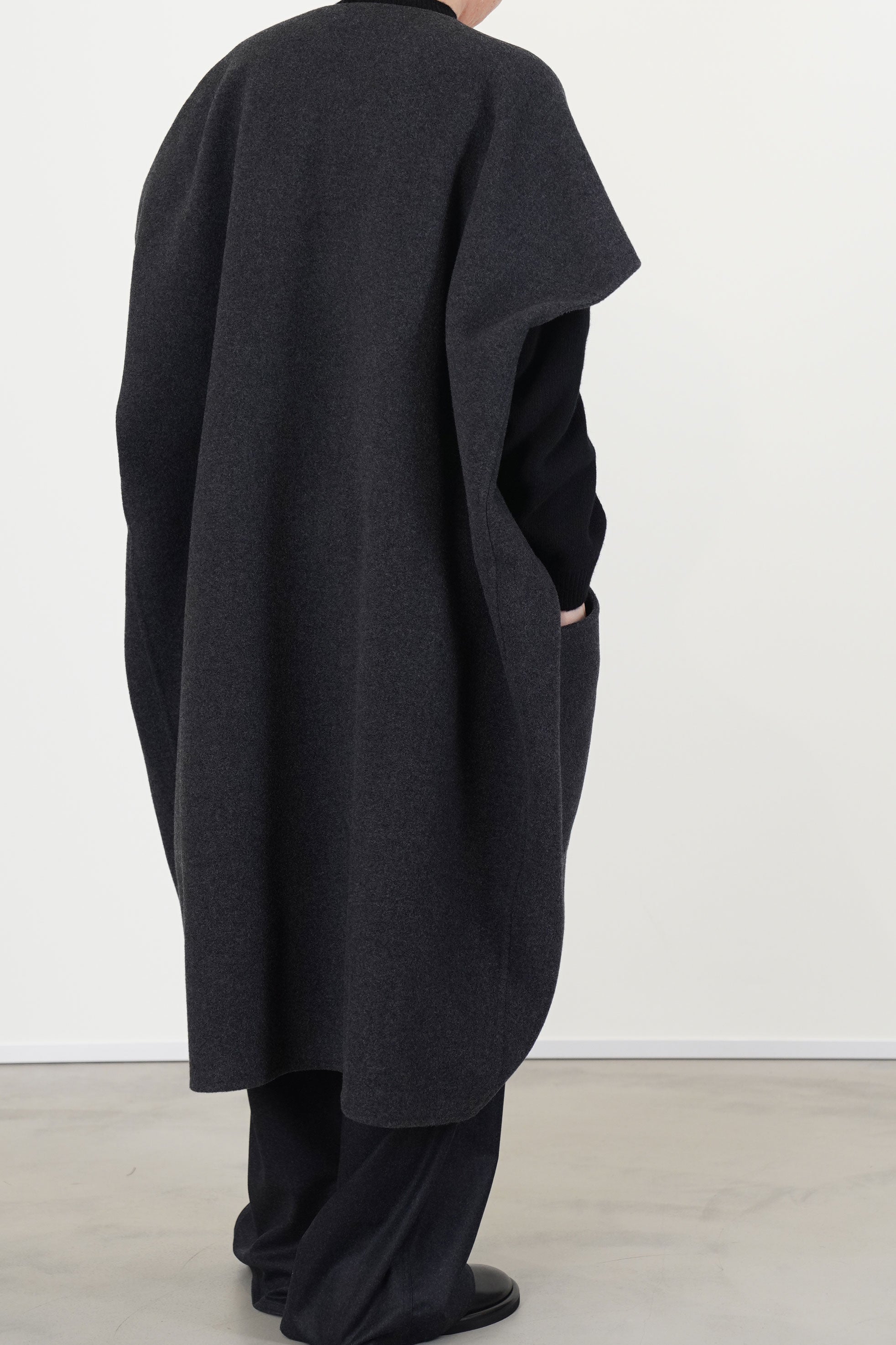 sleeveless jacket ciovo carbon melange