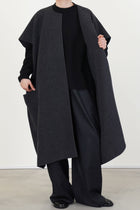 sleeveless jacket ciovo carbon melange