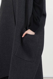 sleeveless jacket ciovo carbon melange