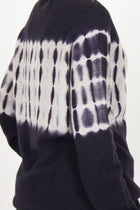 cashmere long pullover black light grey