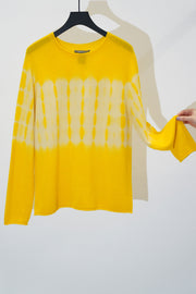 cashmere long pullover sun yellow buttercup