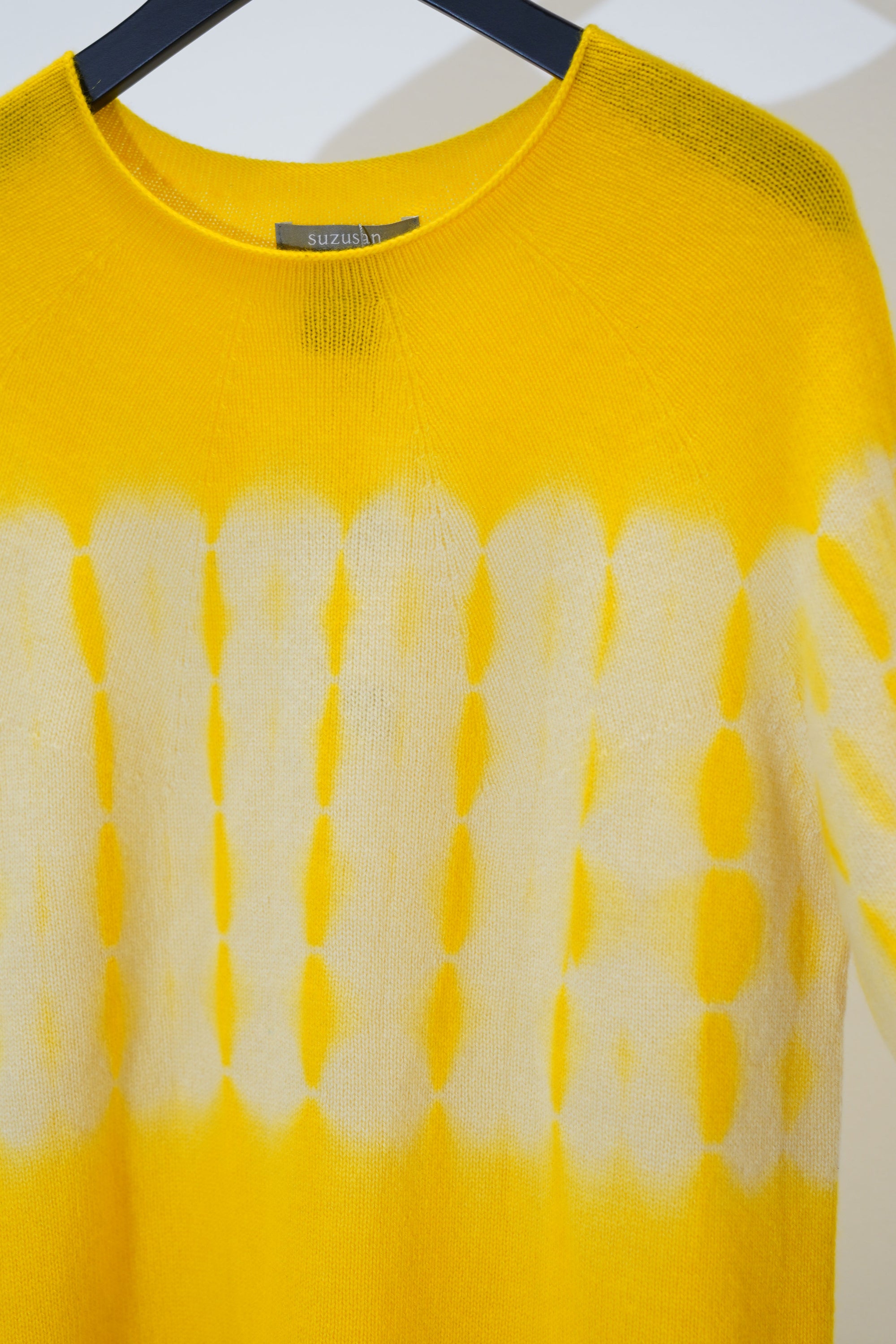 cashmere long pullover sun yellow buttercup