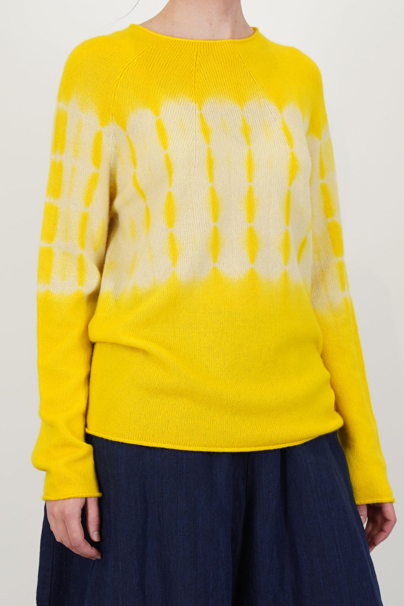 cashmere long pullover sun yellow buttercup