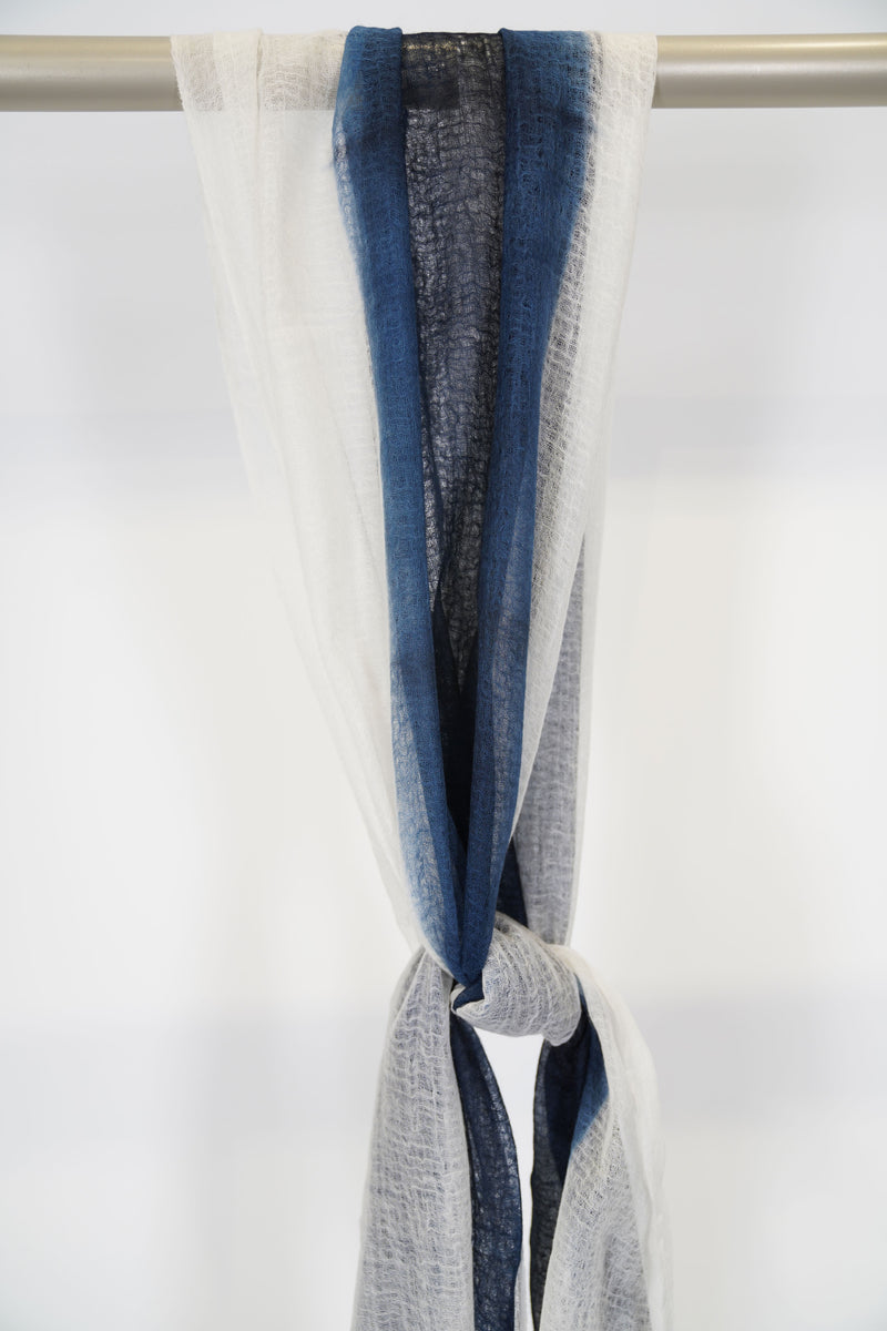 cashmere shawl feather weight black white