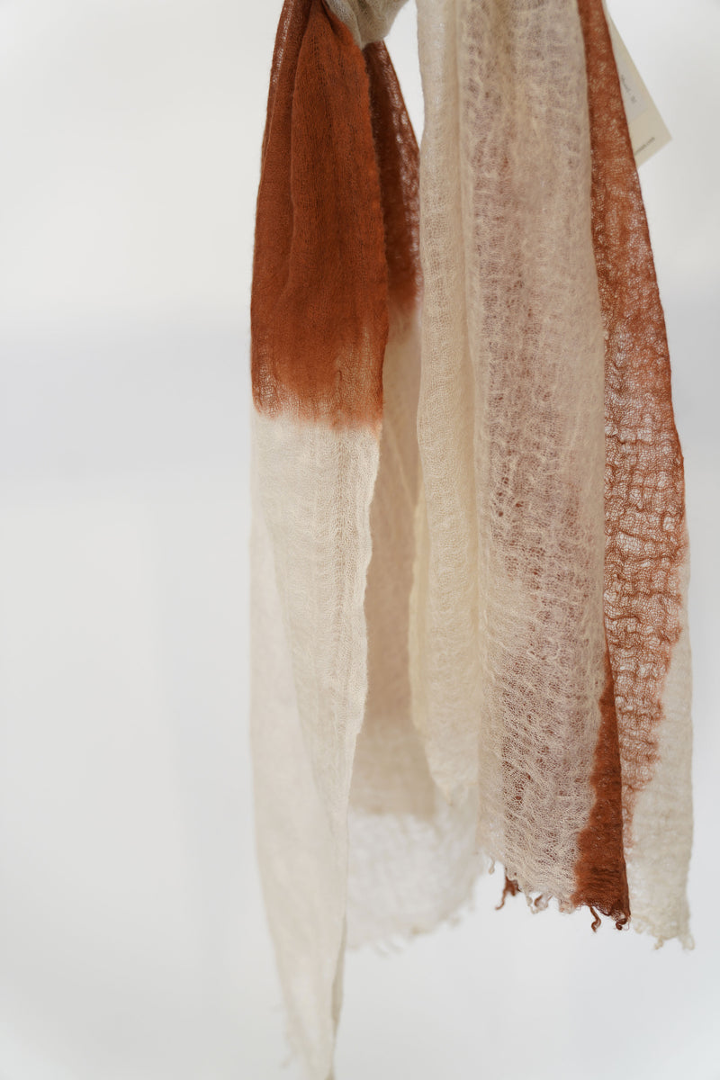 cashmere shawl feather weight brown sand