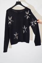 cashmere short pullover black light grey