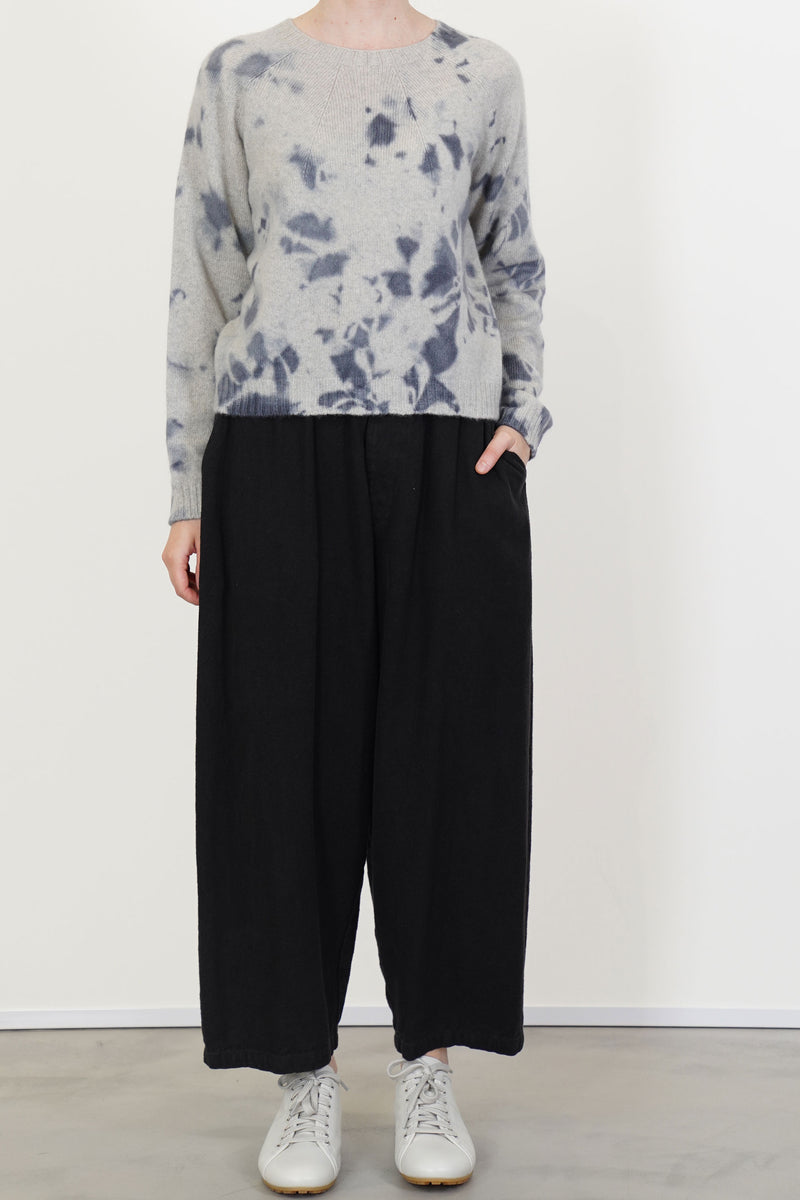 cashmere short pullover silver grey light grey