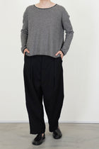 sweater wool silk black natural p2090/ts999
