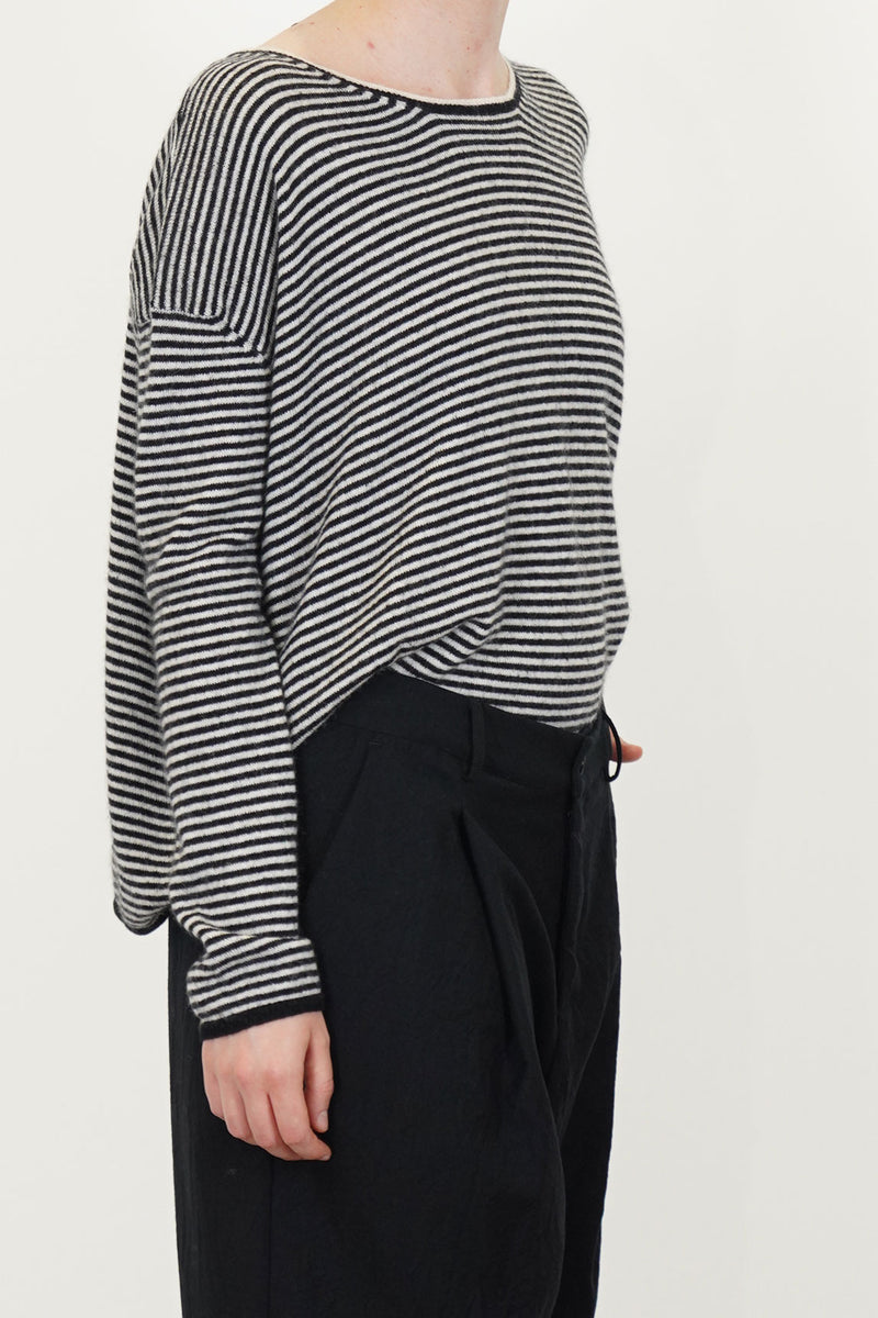 sweater wool silk black natural p2090/ts999