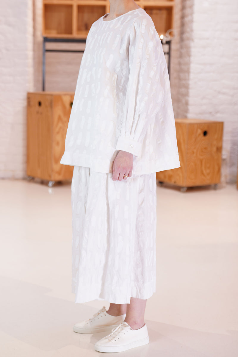 acrobat culotte voile dash print chalk