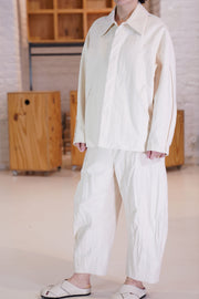 acrobat jacket creased cotton raw