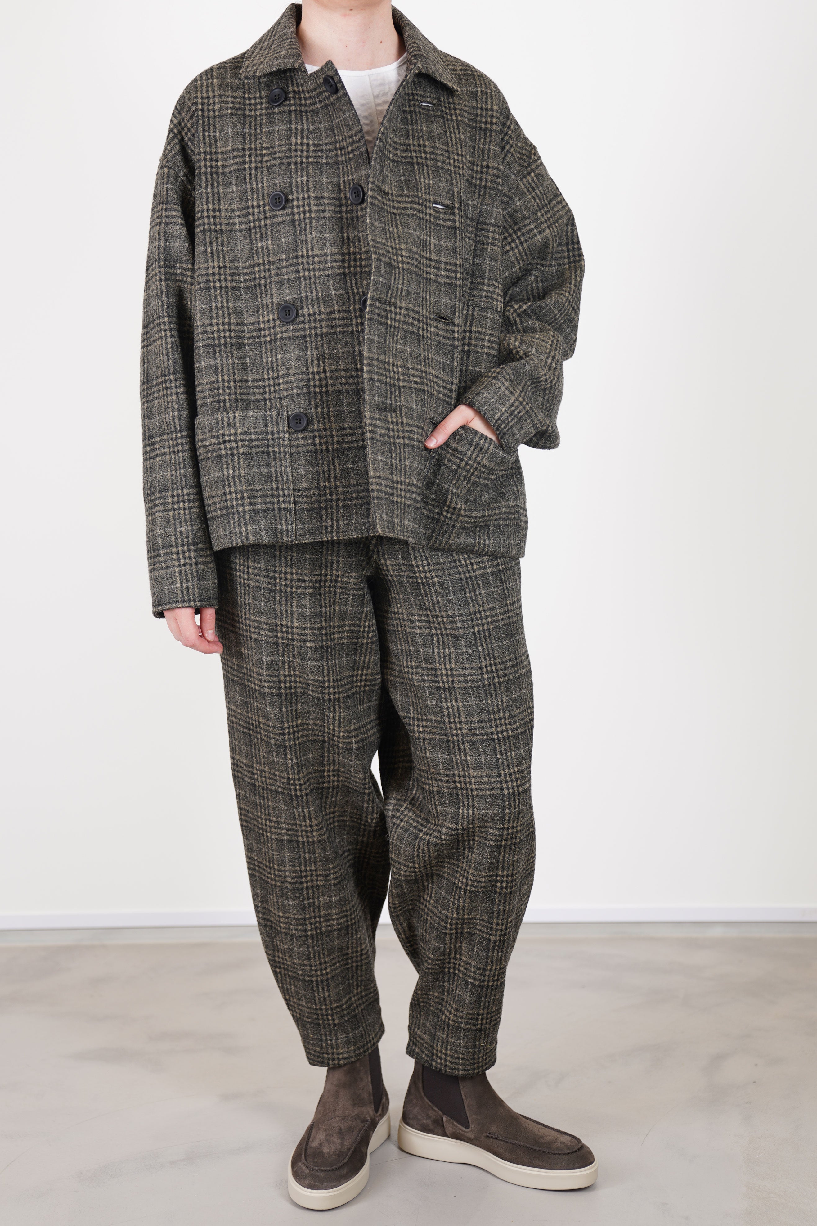 【toogood】acrobat trouser fine ripstop toogood acrobat trousers wool cardamom | carrousel the store
