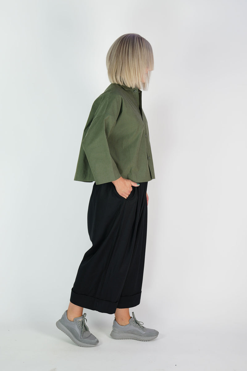 baker trousers woll cashmere flint