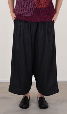 baker trousers wool charcoal
