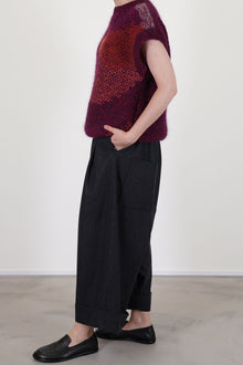 baker trousers wool charcoal
