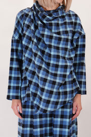 crofter top flannel arctic mix