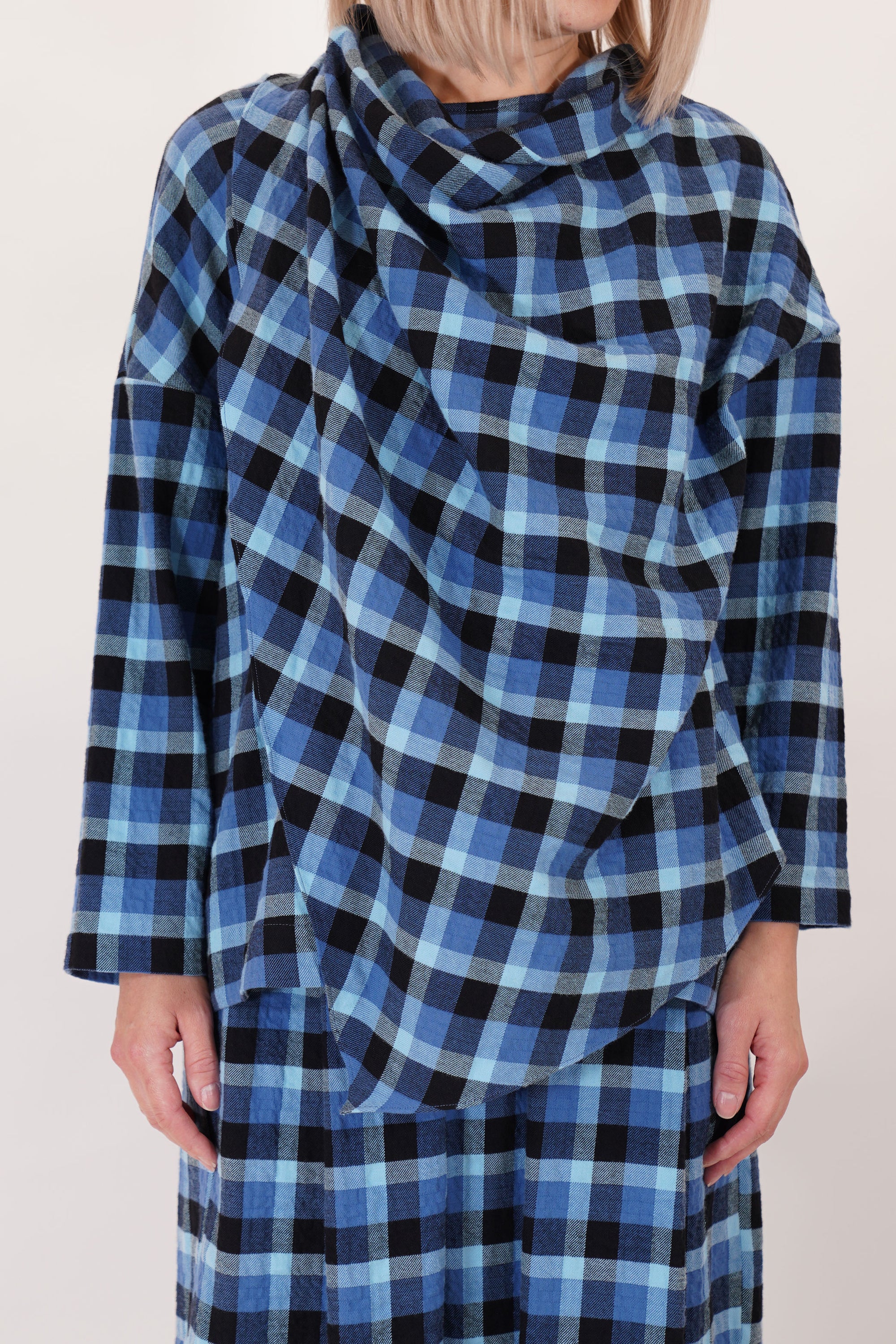 crofter top flannel arctic mix