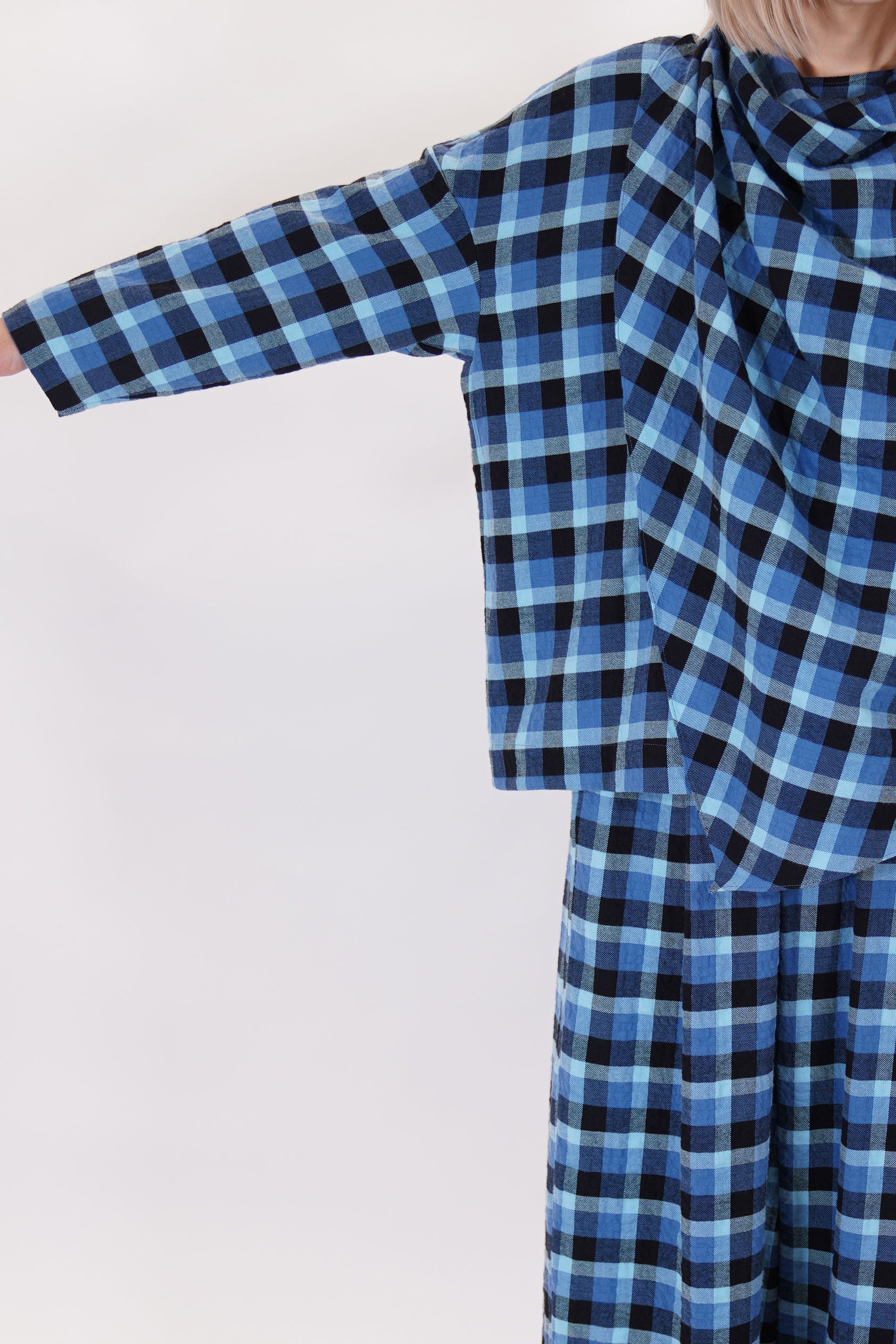 crofter top flannel arctic mix