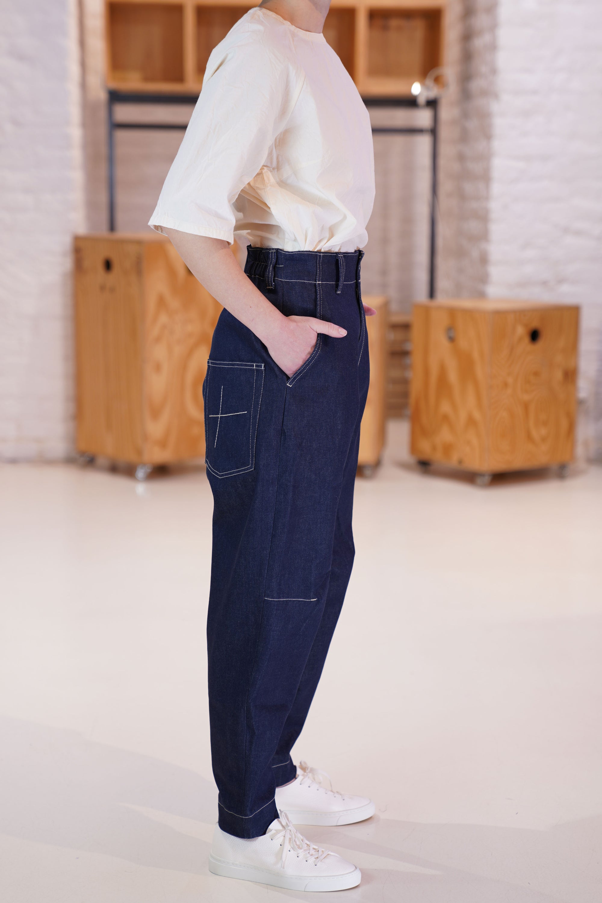 engineer jean organic denim indigo
